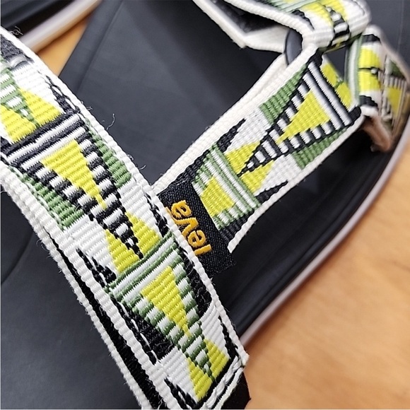 Teva Terra Float Lexi Yellow Green White Women's Sandals Size 10 - Picture 5 of 6